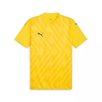 Футболка мужская PUMA teamGLORY, цвет faster yellow/black/yellow sizzle