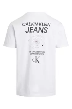 Футболка мужская ярко-белая Calvin Klein, белый