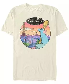 Футболка мужская Ratatouille Le Rat Parisian с коротким рукавом Fifth Sun, коричневый/бежевый