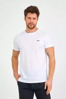 Футболка мужская REPUBLIC белая SLAZENGER