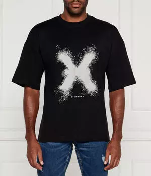 Футболка мужская Richmond X хлопковая с принтом, черный