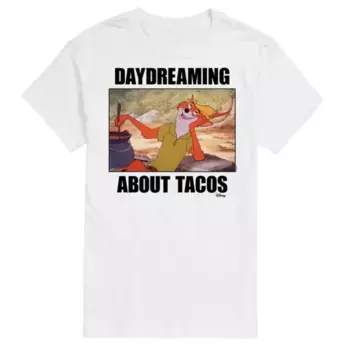 Футболка мужская Robin Hood с принтом "Мечтатель" Disney, белый