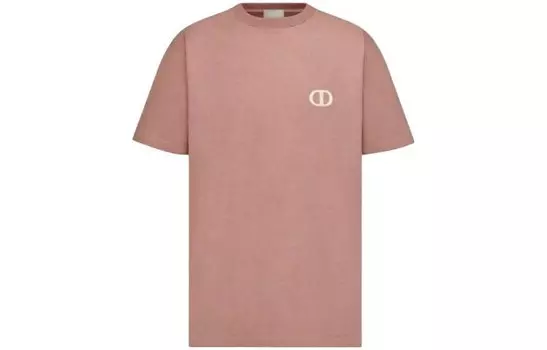 Футболка мужская розовая Dior, розовый