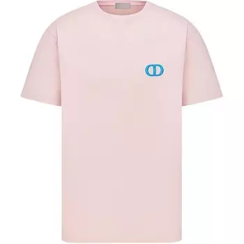 Футболка мужская розовая Dior, розовый