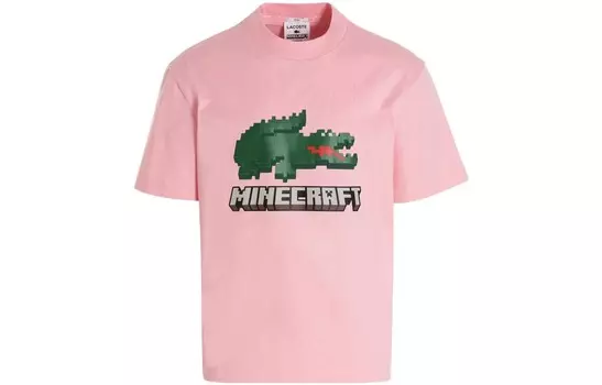 Футболка мужская розовая Lacoste, розовый