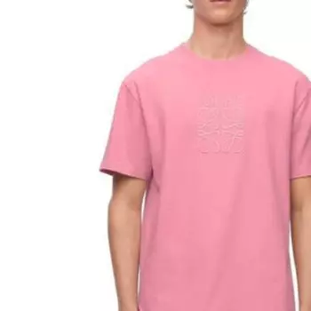 Футболка мужская розовая Loewe, розовый