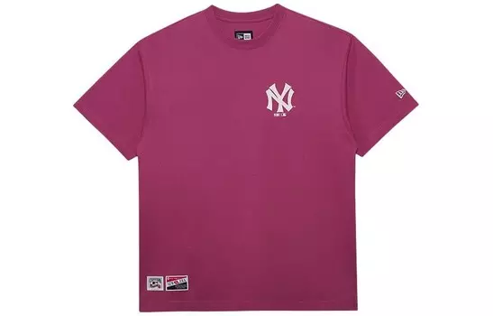 Футболка мужская розовая New Era, розовый