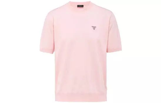 Футболка мужская розовая Prada, розовый