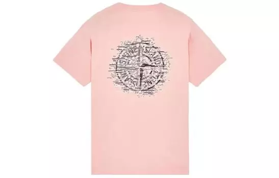 Футболка мужская розовая Stone Island, розовый