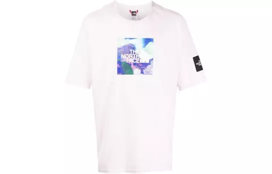 Футболка мужская розовая The North Face, розовый