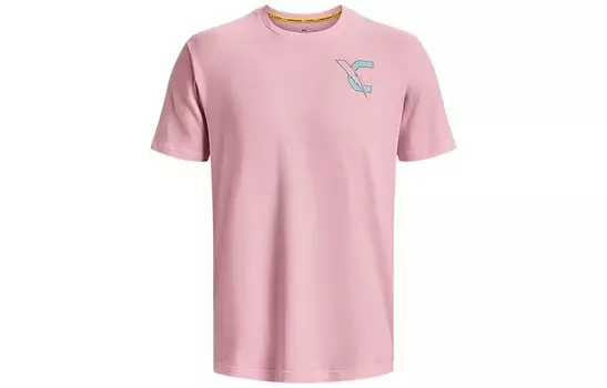 Футболка мужская розовая Under Armour, розовый
