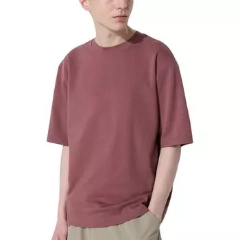 Футболка мужская розовая Uniqlo, розовый