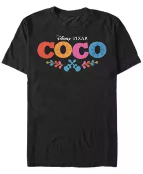 Футболка мужская с коротким рукавом Disney Pixar Coco, с логотипом фильма Fifth Sun, черный