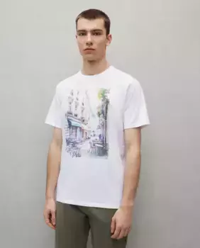 Футболка мужская с коротким рукавом Easy Wear, белый