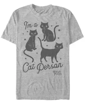 Футболка мужская с коротким рукавом Hocus Pocus Cat Person Fifth Sun, серый