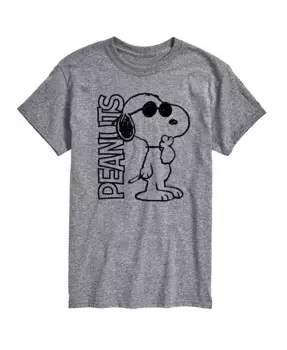 Футболка мужская с коротким рукавом Hybrid Apparel Joe Cool Peanuts Logo AIRWAVES, серебряный
