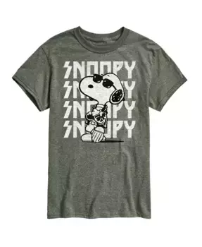 Футболка мужская с коротким рукавом Hybrid Apparel Snoopy Rock Name Repeat AIRWAVES, зеленый
