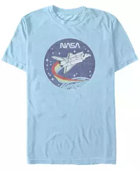 Футболка мужская с коротким рукавом NASA Cloud Burst Logo Fifth Sun, синий