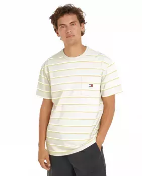 Футболка мужская с коротким рукавом Regular Fit Tommy Jeans, бежевый
