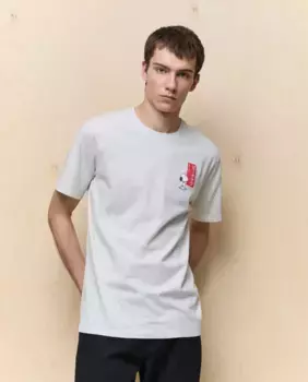 Футболка мужская с коротким рукавом Snoopy Easy Wear, цвет 850 Piedra