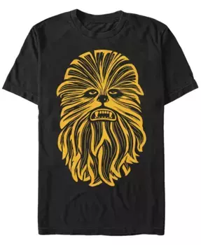 Футболка мужская с коротким рукавом Star Wars Classic Chewbacca Face Fifth Sun, черный
