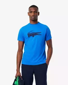 Футболка мужская с коротким рукавом Tennis x Daniil Медведев Lacoste, голубой