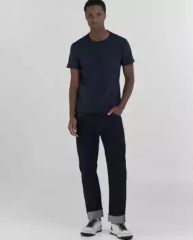Футболка мужская с короткими рукавами и круглым вырезом Replay, тёмно-синий