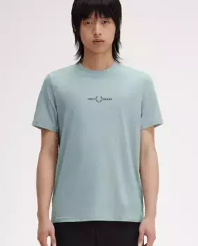 Футболка мужская с короткими рукавами и круглым вырезом Fred Perry, синий