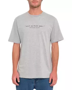 Футболка мужская с короткими рукавами и круглым вырезом Volcom, светло-серый