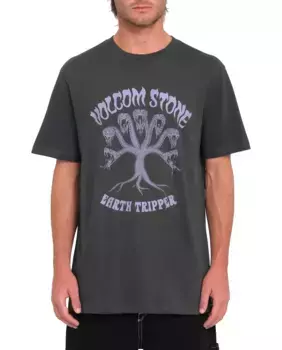 Футболка мужская с короткими рукавами и круглым вырезом Volcom, темно-серый