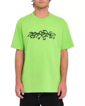 Футболка мужская с короткими рукавами и круглым вырезом Volcom, зеленый