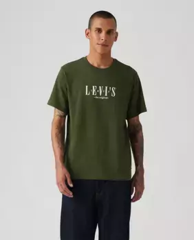 Футболка мужская с короткими рукавами и круглым вырезом Levi's, черный