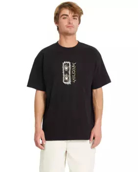 Футболка мужская с короткими рукавами и круглым вырезом Volcom, черный