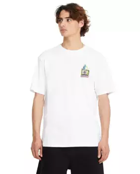 Футболка мужская с короткими рукавами и круглым вырезом Volcom, белый