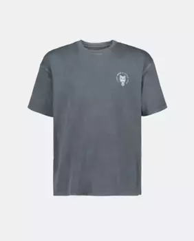 Футболка мужская с короткими рукавами и принтом в технике «garden dye» Green Coast, черный