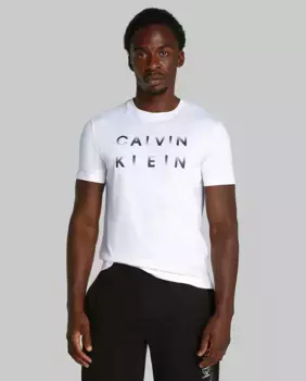 Футболка мужская с логотипом Calvin Klein, белый