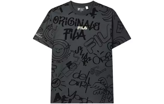 Футболка мужская с принтом по всей поверхности Fila, цвет Allover Print