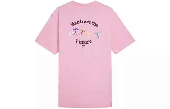 Футболка мужская с рисунком Future Graphic, розовая Puma, розовый