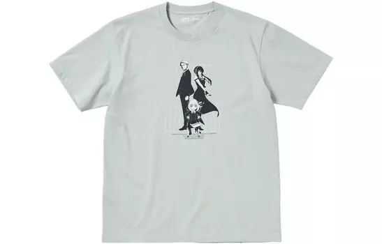 Футболка мужская Sage Green Uniqlo, зеленый
