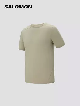 Футболка мужская Salomon Outline для альпинизма и туризма, коричневый