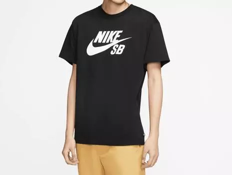 Футболка мужская Sb Hbr Logo Skate черного цвета Nike
