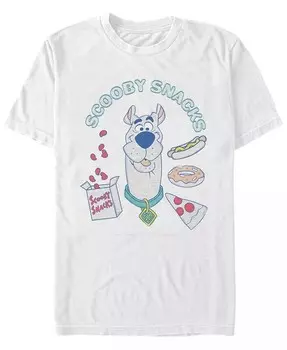 Футболка мужская Scooby Doo Scoob Eats с коротким рукавом Fifth Sun, белый
