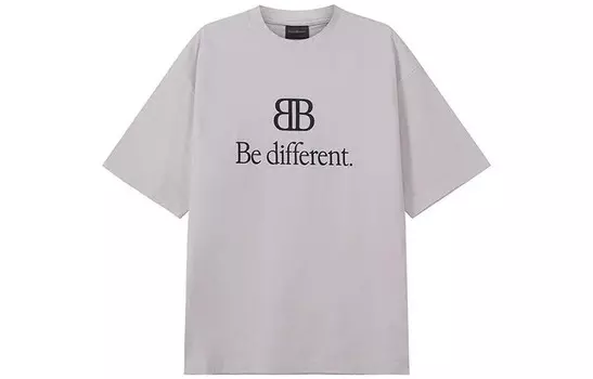 Футболка мужская серая Balenciaga, серый