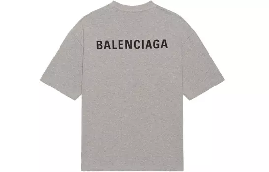Футболка мужская серая Balenciaga, серый