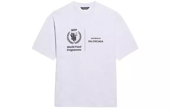 Футболка мужская серая Balenciaga, серый
