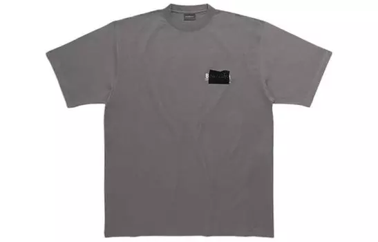 Футболка мужская серая Balenciaga, серый