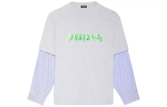 Футболка мужская серая Balenciaga, серый