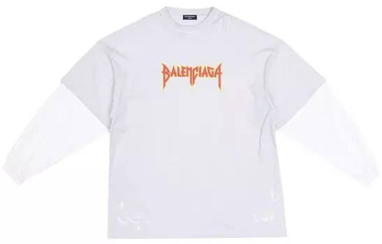 Футболка мужская серая Balenciaga, серый