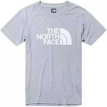 Футболка мужская серая/белая The North Face, серый/черный/кремовый