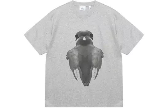 Футболка мужская серая Burberry, серый